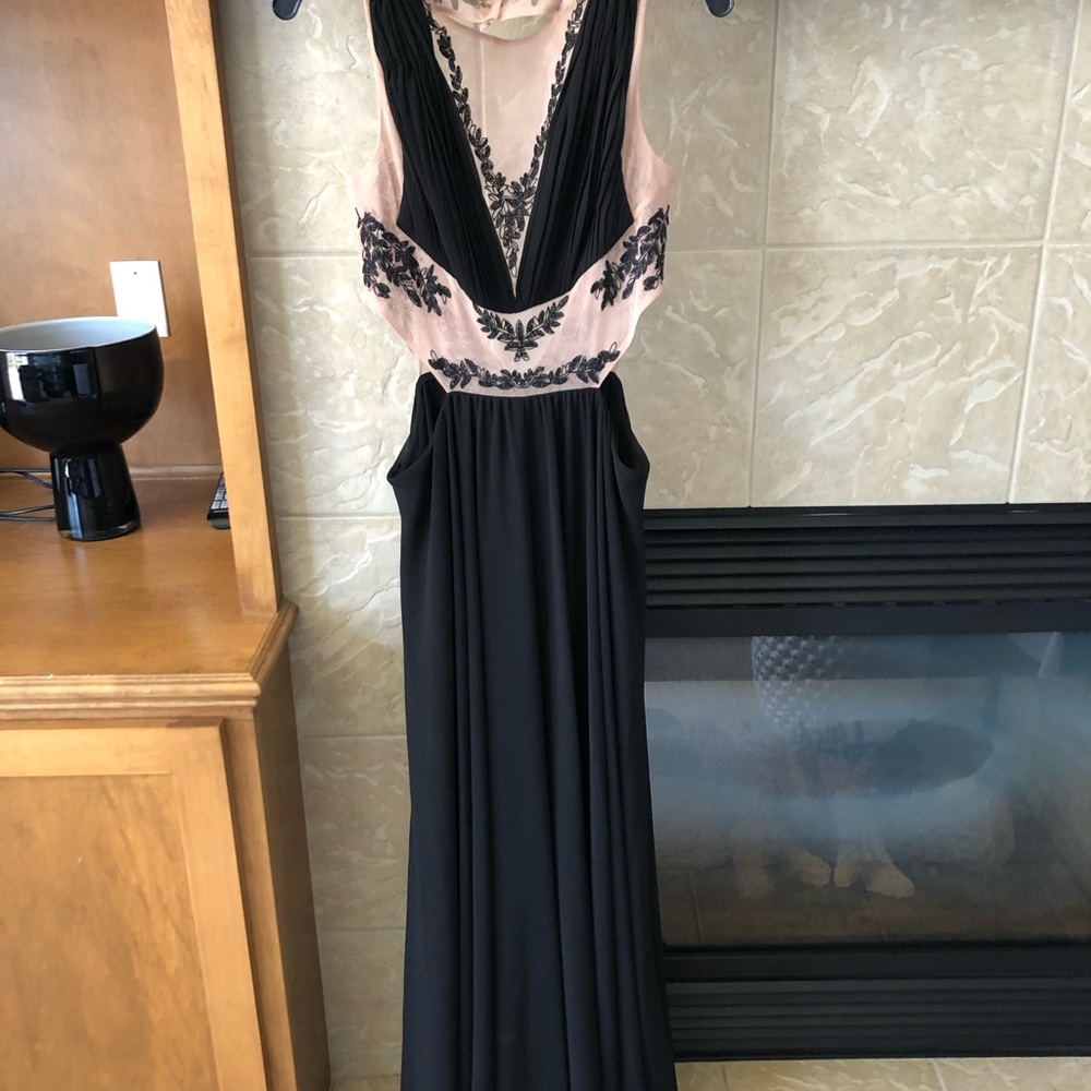 BCBG long black dress